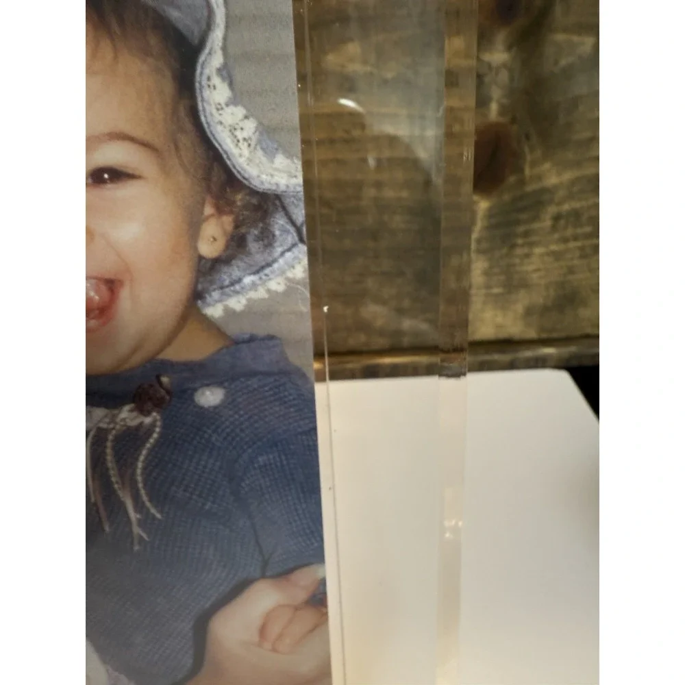 Vintage 8x10 Acrylic Picture Frame Made‎ in USA S&S Acrylic Original Box